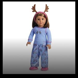 American Girl Doll Reindeer PJ set for doll- New in box